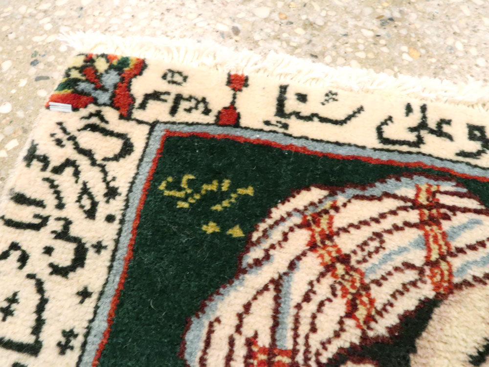 Persian Tabriz Pictorial Rug, No.27052 - Gss