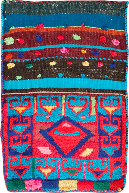 Vintage Persian Kurdish Bag Face, No.27053 - Gss