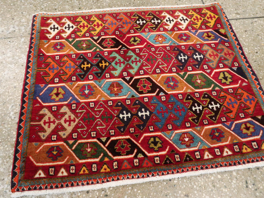 Vintage Persian Afshar Rug (Pair: 1 of 2), No.27059 - Gss
