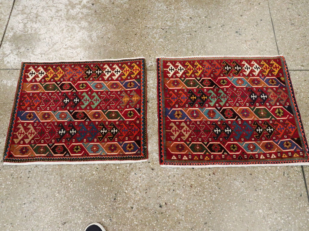 Vintage Persian Afshar Rug (Pair: 1 of 2), No.27059 - Gss