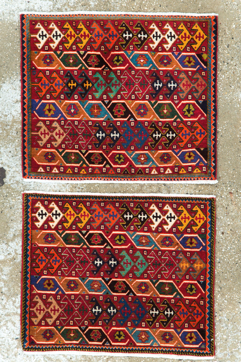 Vintage Persian Afshar Rug (Pair: 1 of 2), No.27059 - Gss
