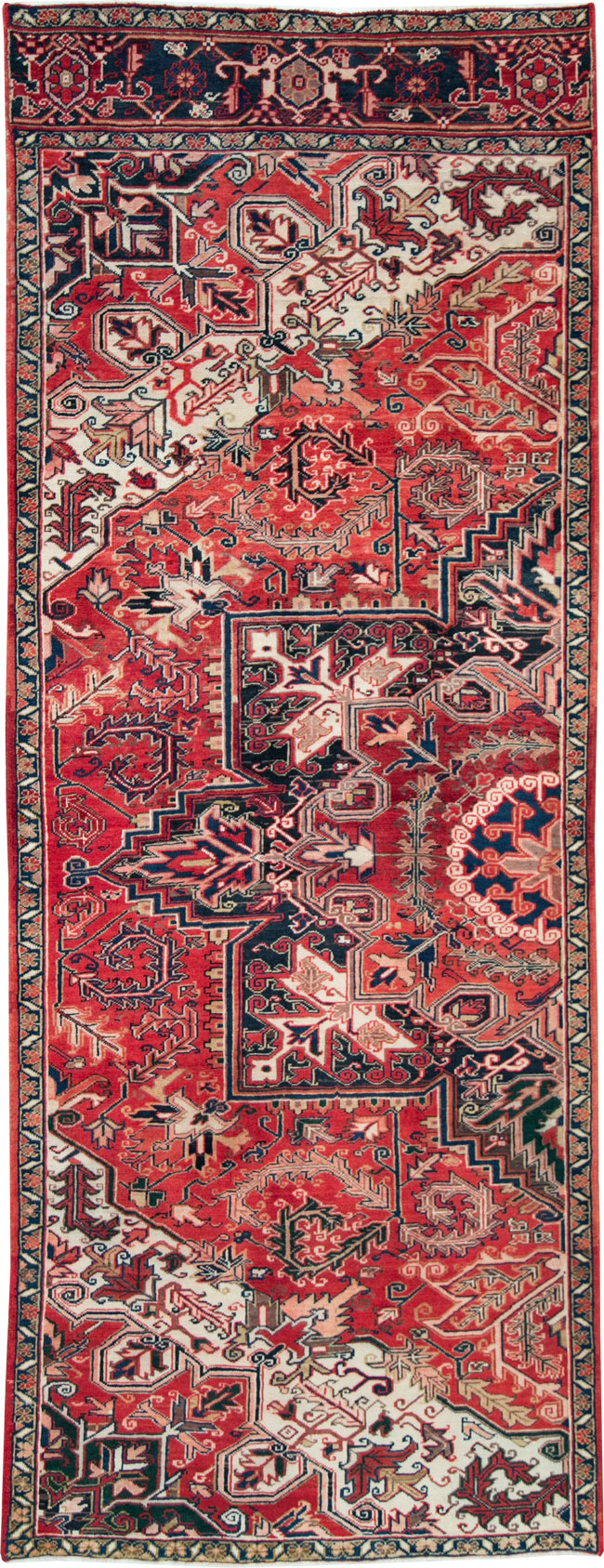 Vintage Persian Heriz Sampler Rug, No.27078 - Gss