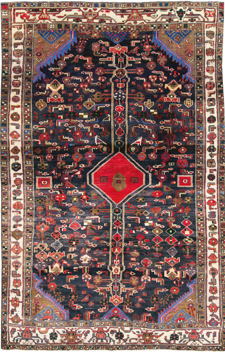 Vintage Persian Malayer Rug, No.27079 - Gss