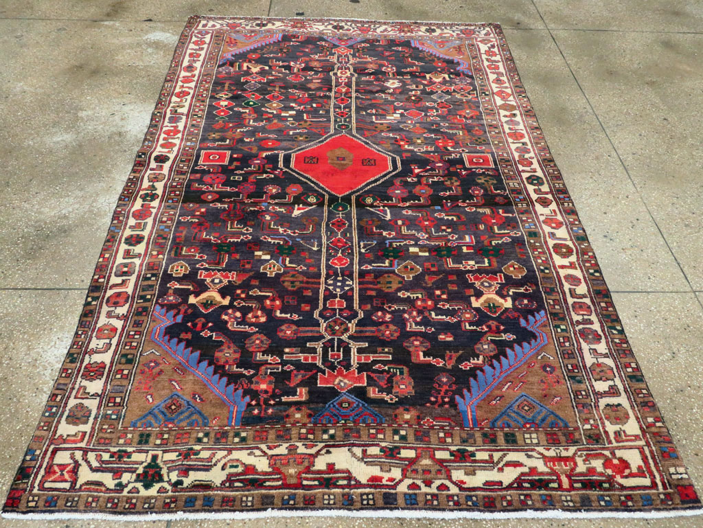 Vintage Persian Malayer Rug, No.27079 - Gss