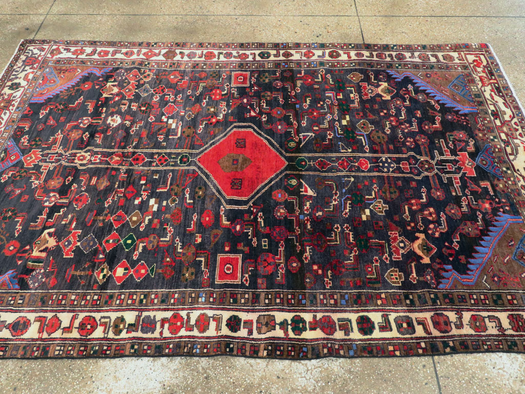 Vintage Persian Malayer Rug, No.27079 - Gss
