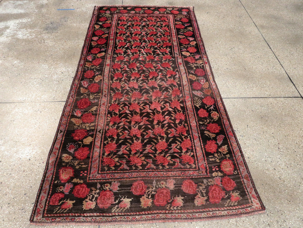 Vintage Caucasian Karabagh Accent Rug, No.27084 - Gss