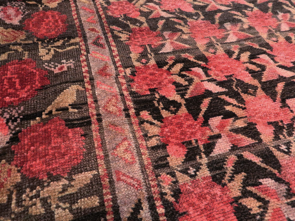 Vintage Caucasian Karabagh Accent Rug, No.27084 - Gss