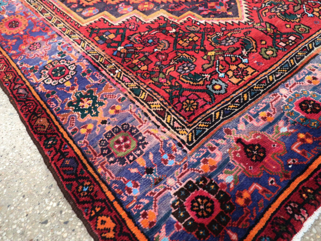 Vintage Persian Hamadan Rug, No.27091 - Gss