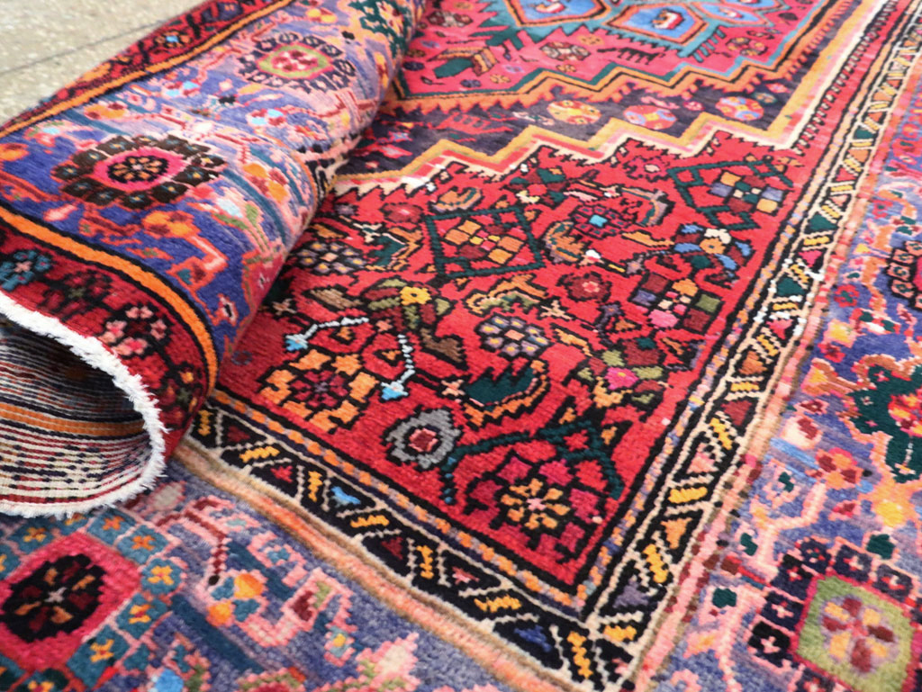 Vintage Persian Hamadan Rug, No.27091 - Gss