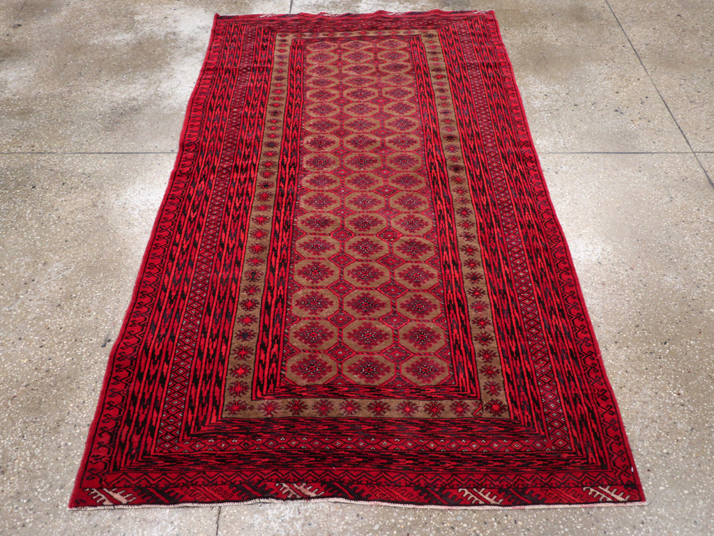 Vintage Turkoman Rug, No.27097 - Gss