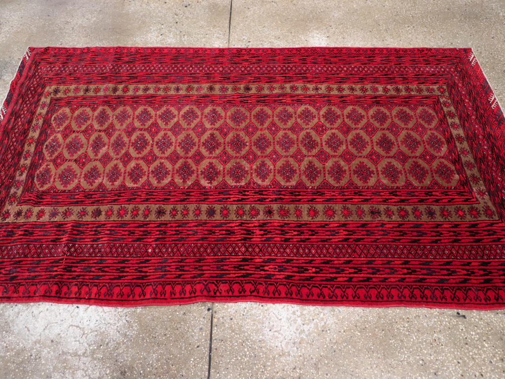 Vintage Turkoman Rug, No.27097 - Gss