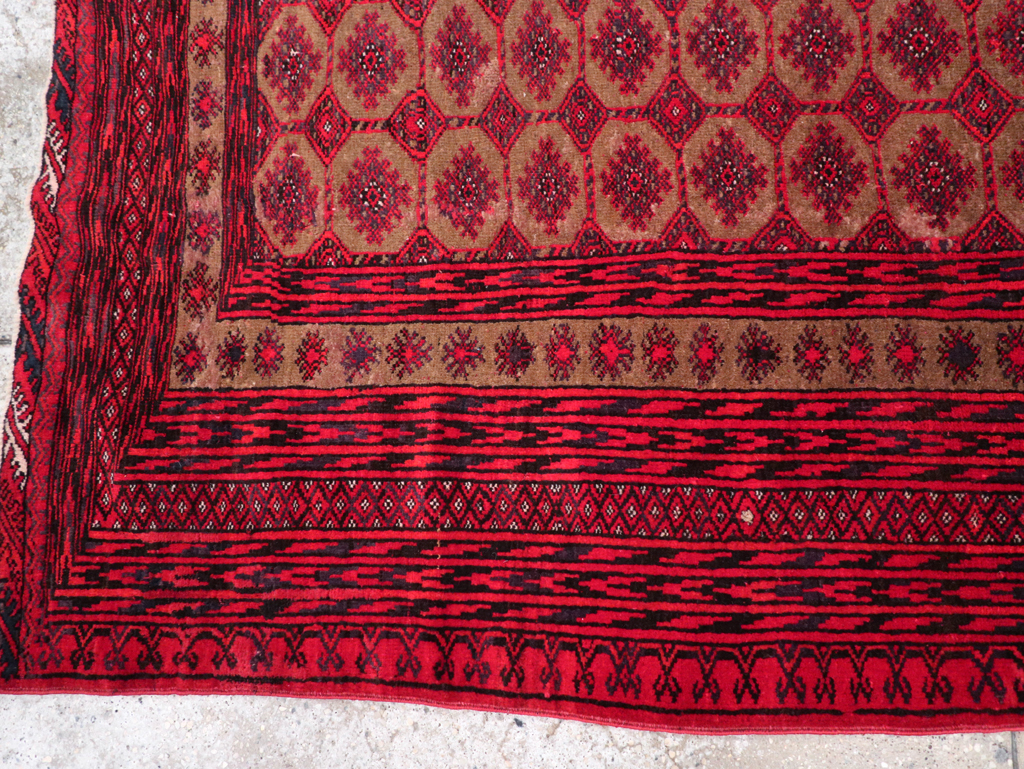 Vintage Turkoman Rug, No.27097 - Gss