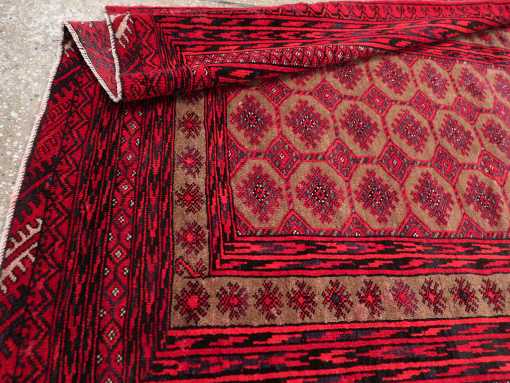 Vintage Turkoman Rug, No.27097 - Gss