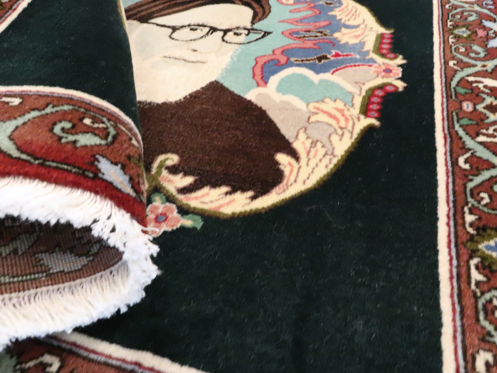 Persian Pictorial Tabriz Rug, No.27100 - Gss