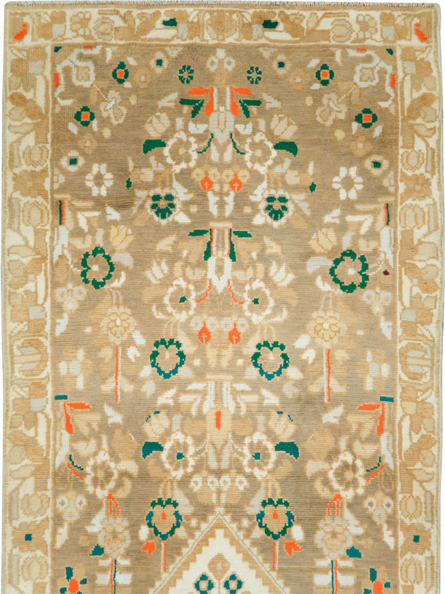 Vintage Persian Malayer Runner, No.27101 - Gss