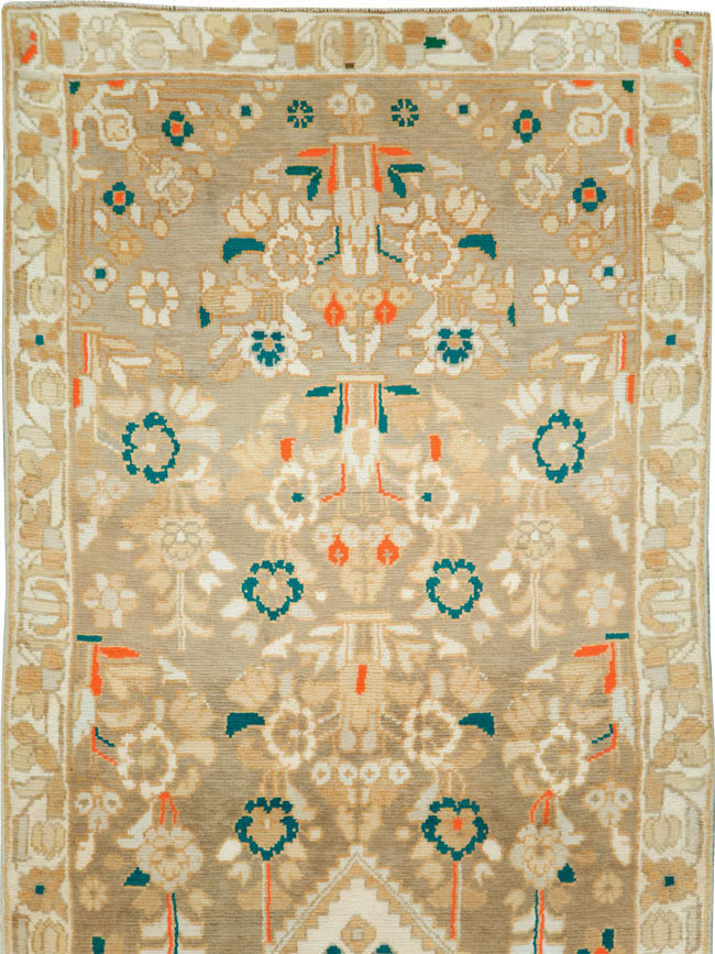 Vintage Persian Malayer Runner, No.27101 - Gss