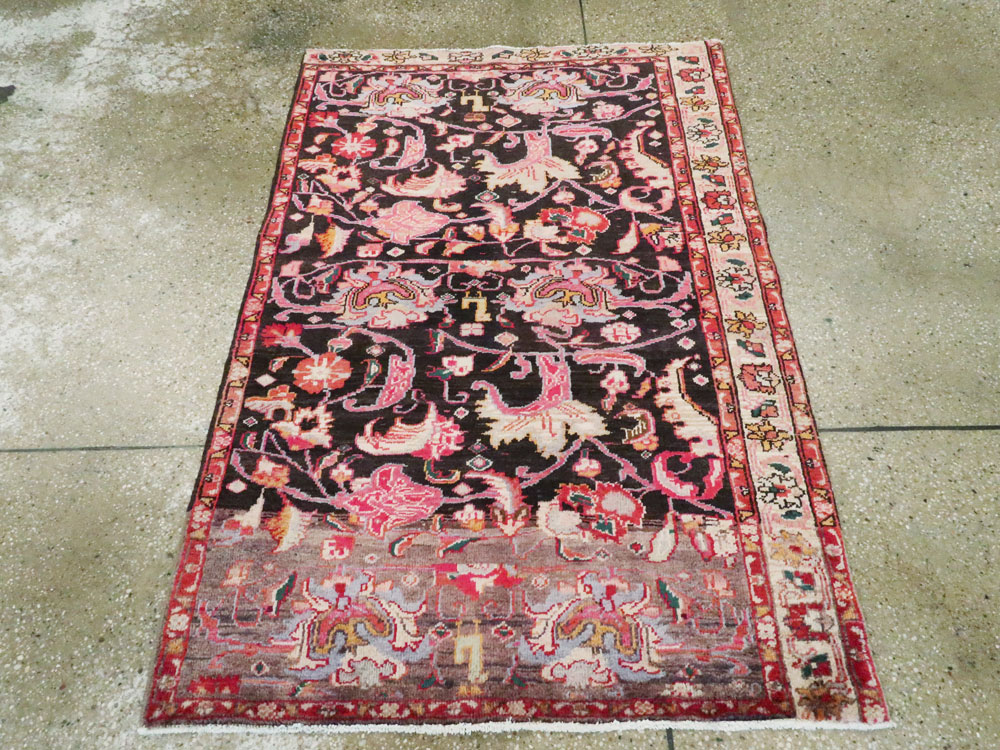 Vintage Persian Ardabil Throw Rug, No.27111 - Gss