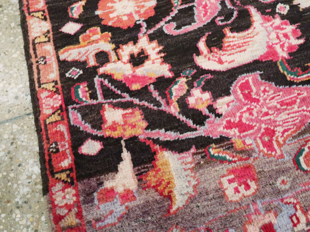Vintage Persian Ardabil Throw Rug, No.27111 - Gss