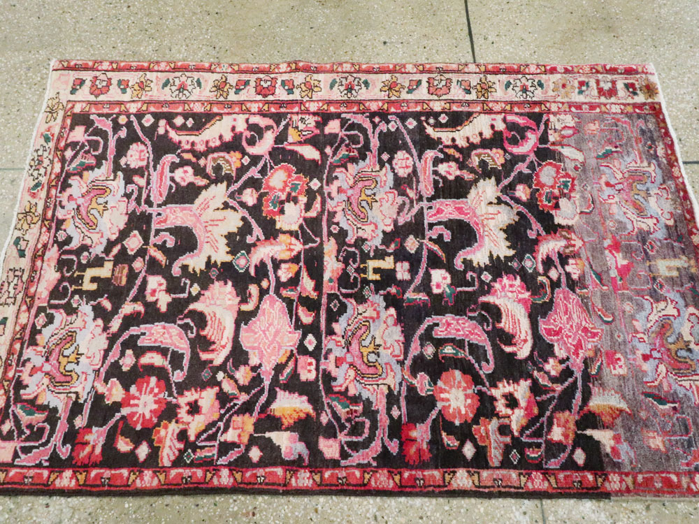 Vintage Persian Ardabil Throw Rug, No.27111 - Gss
