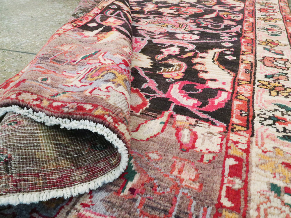 Vintage Persian Ardabil Throw Rug, No.27111 - Gss