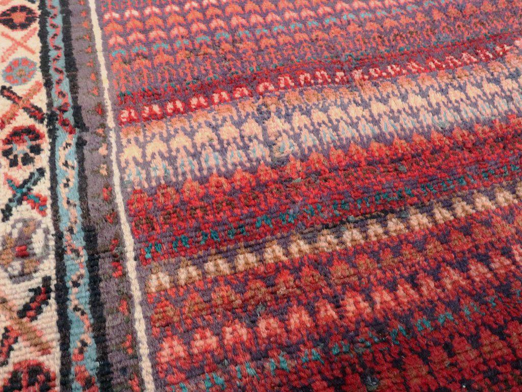 Vintage Persian Malayer Throw Rug, No.27119 - Gss