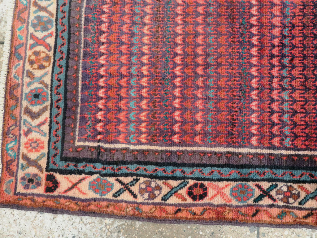 Vintage Persian Malayer Throw Rug, No.27119 - Gss