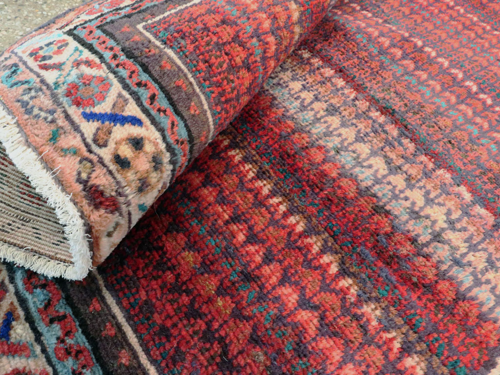 Vintage Persian Malayer Throw Rug, No.27119 - Gss