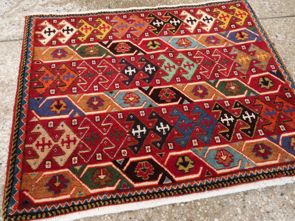 Vintage Persian Afshar Rug (Pair: 2 of 2), No.27121 - Gss