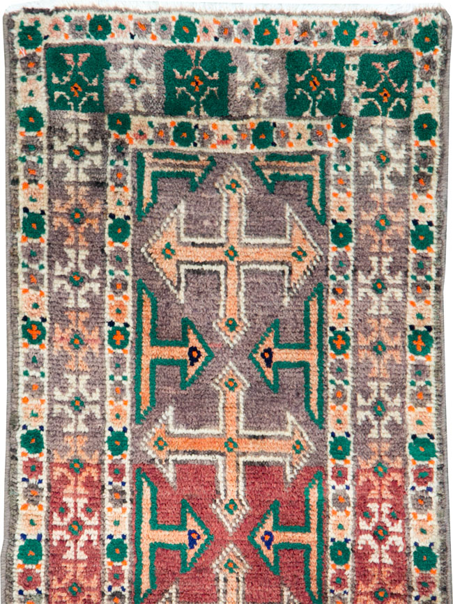 Vintage Persian Hamadan Runner, No.27127 - Gss