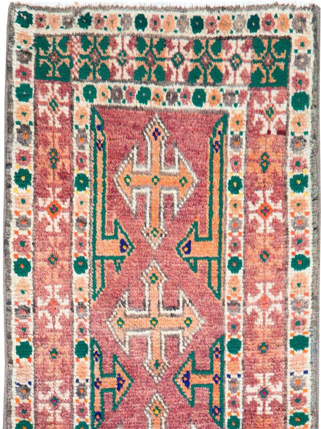 Vintage Persian Hamadan Runner, No.27127 - Gss