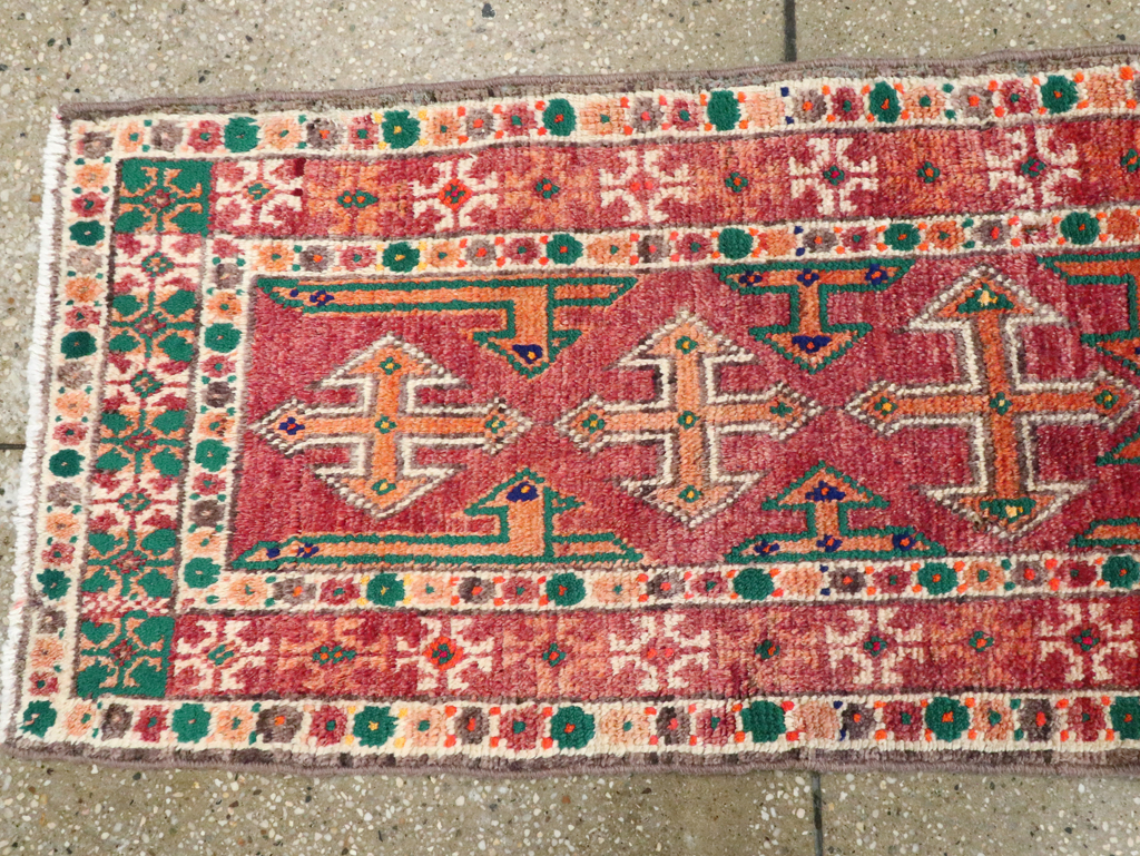 Vintage Persian Hamadan Runner, No.27127 - Gss