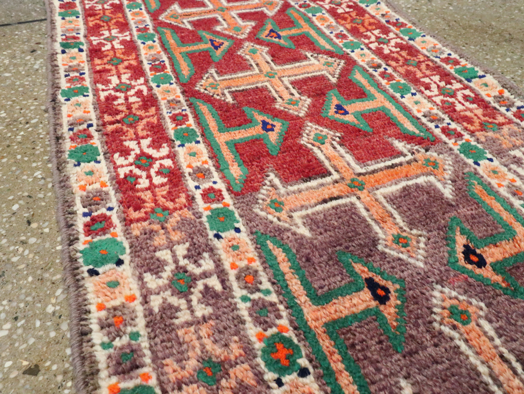 Vintage Persian Hamadan Runner, No.27127 - Gss