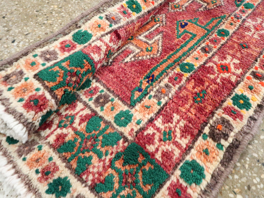 Vintage Persian Hamadan Runner, No.27127 - Gss