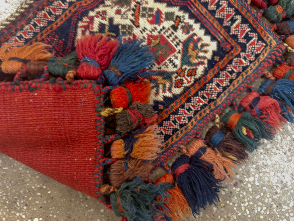 Antique Persian Afshar Tribal Bag, No.27134 - Gss