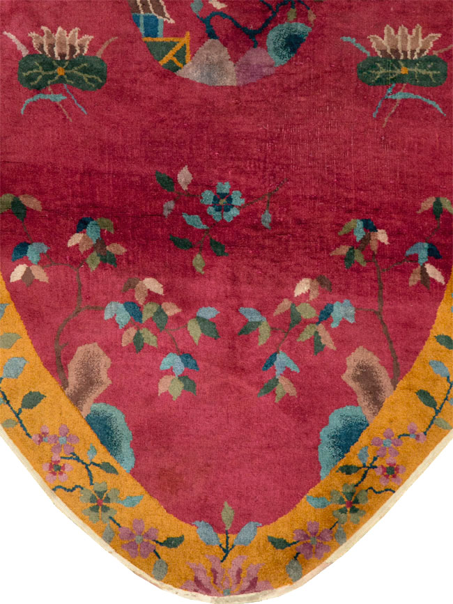Vintage Chinese Deco Rug, No.27137 - Gss