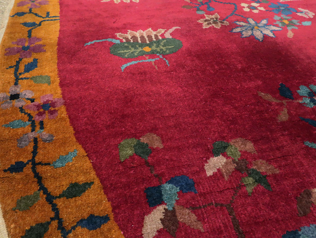 Vintage Chinese Deco Rug, No.27137 - Gss