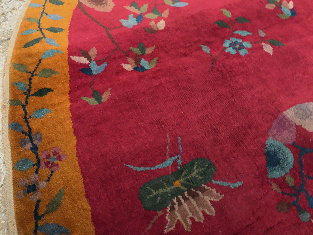 Vintage Chinese Deco Rug, No.27137 - Gss