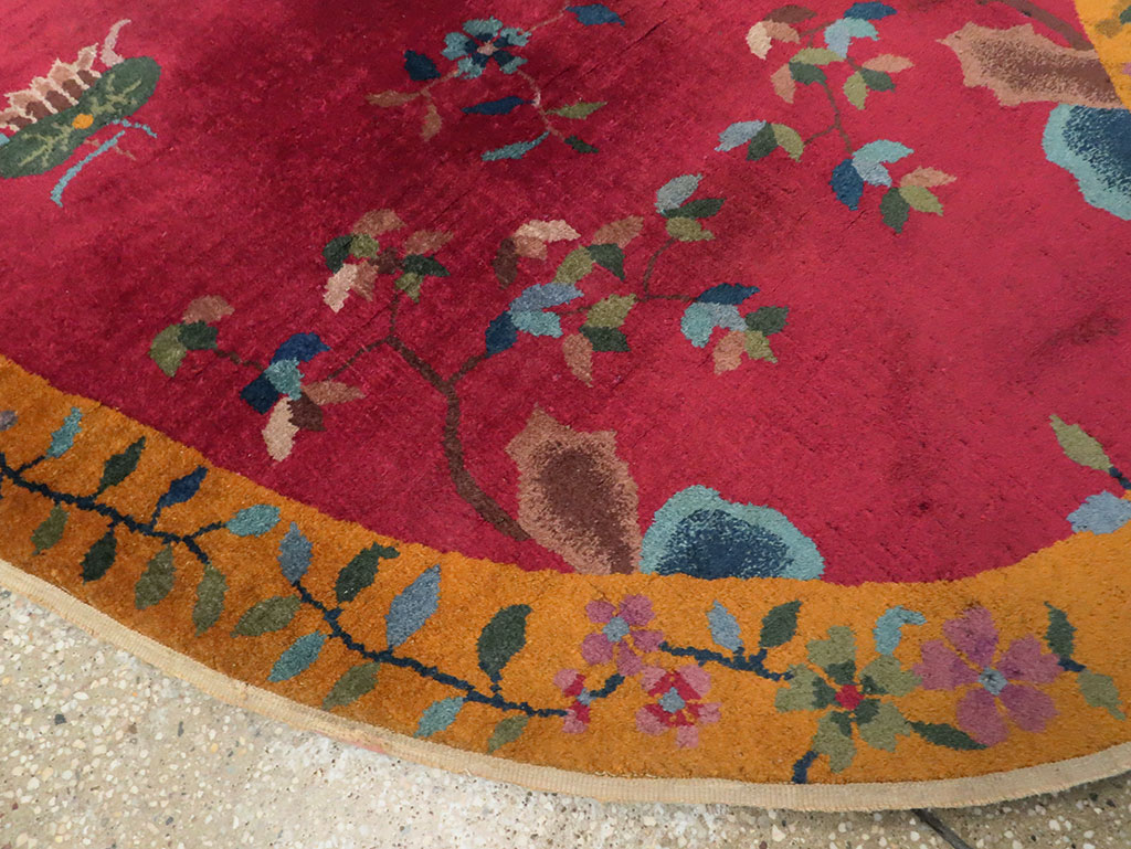 Vintage Chinese Deco Rug, No.27137 - Gss