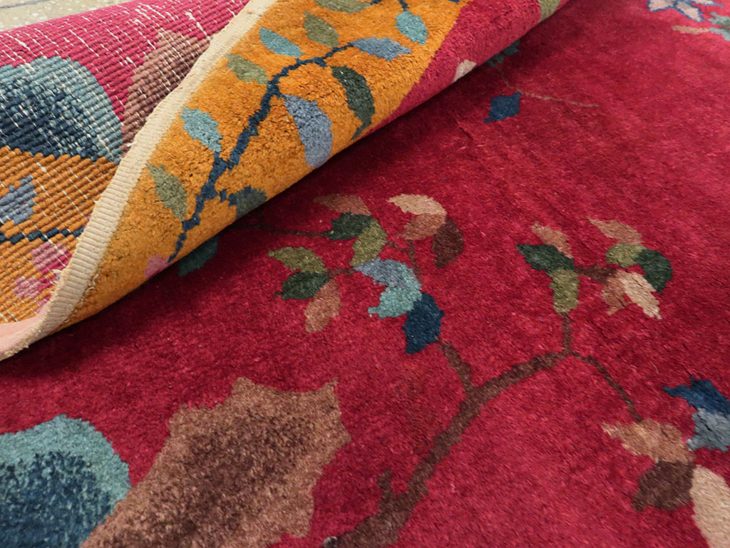 Vintage Chinese Deco Rug, No.27137 - Gss