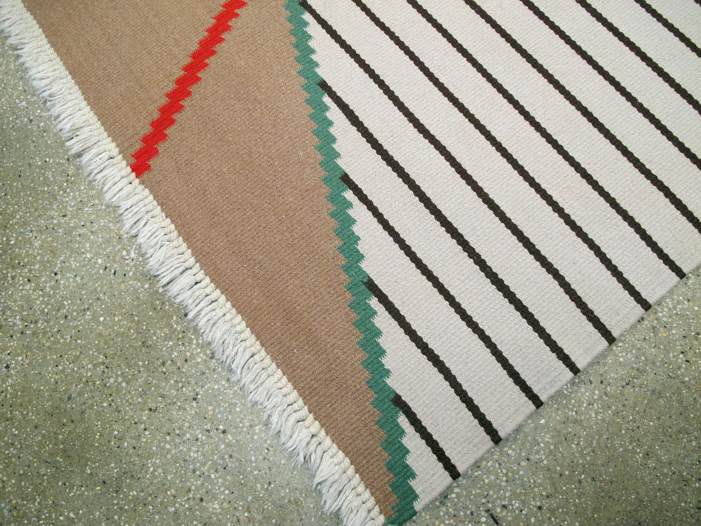 Vintage Czech Kilim Flatweave By Antonin Kybal, No.27138 - Gss