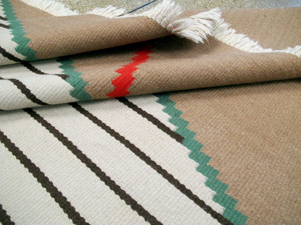 Vintage Czech Kilim Flatweave By Antonin Kybal, No.27138 - Gss