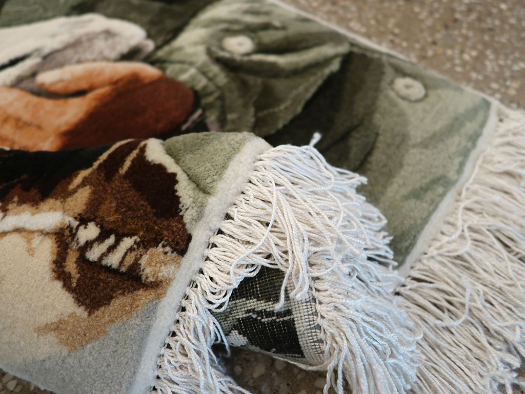 Modern Persian Tabriz Pictorial Rug, No.27140 - Gss