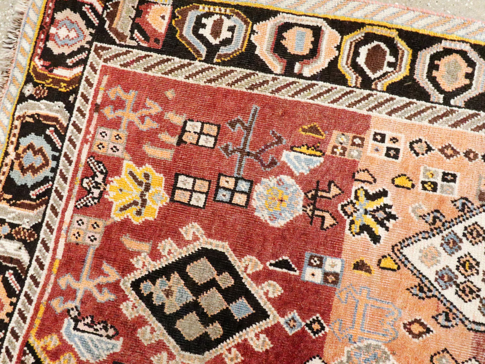 Vintage Persian Gabbeh Rug, No.27142 - Gss