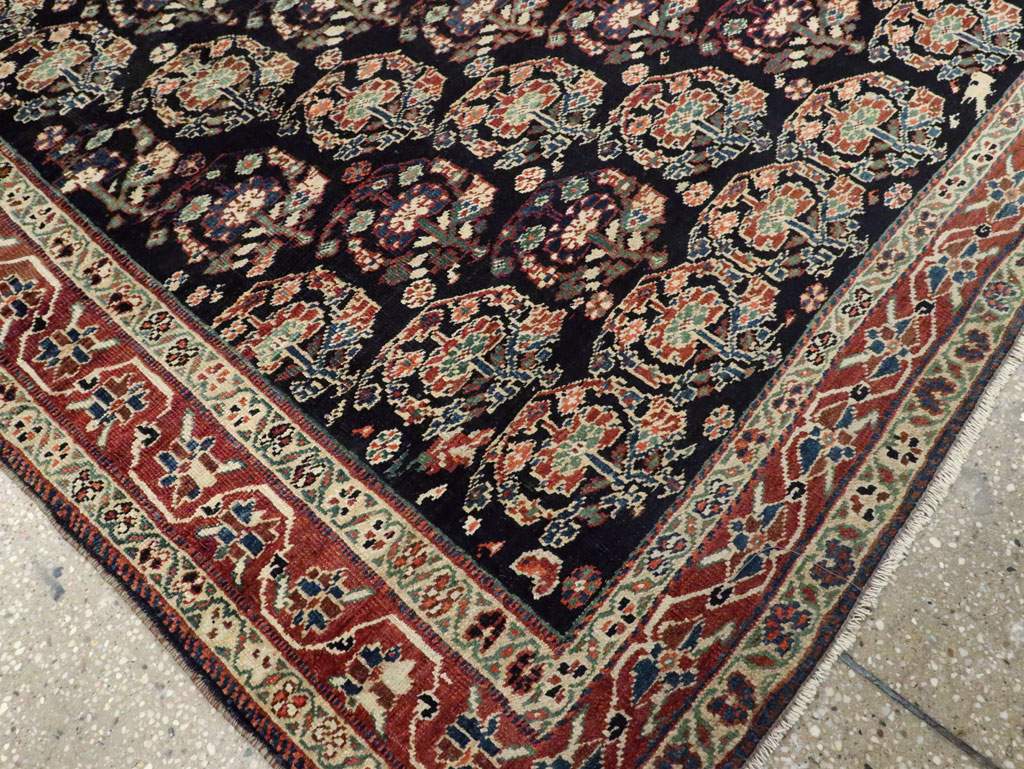 Antique Persian Pictorial Shiraz Carpet, No.27143 - Gss