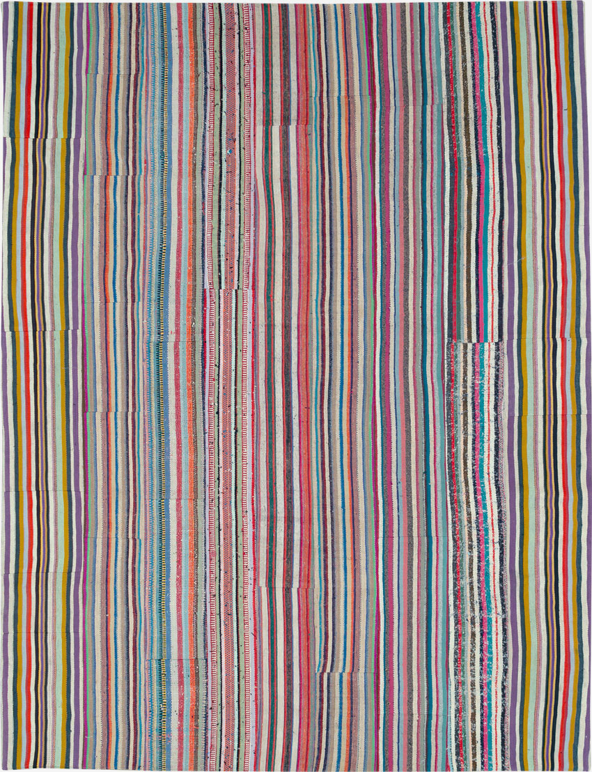 Vintage Turkish Flatweave Kilim , No.27149 - Gss