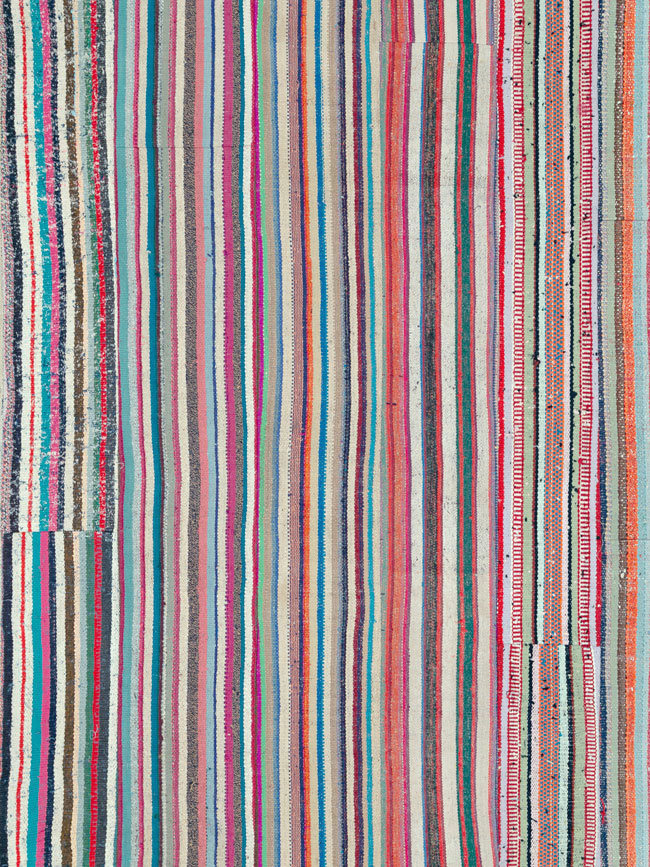 Vintage Turkish Flatweave Kilim , No.27149 - Gss