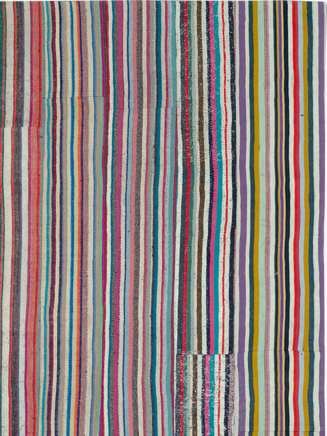 Vintage Turkish Flatweave Kilim , No.27149 - Gss