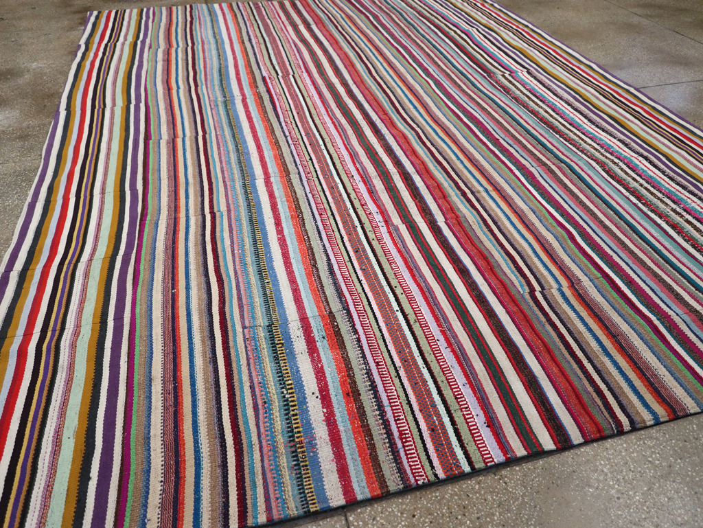Vintage Turkish Flatweave Kilim , No.27149 - Gss