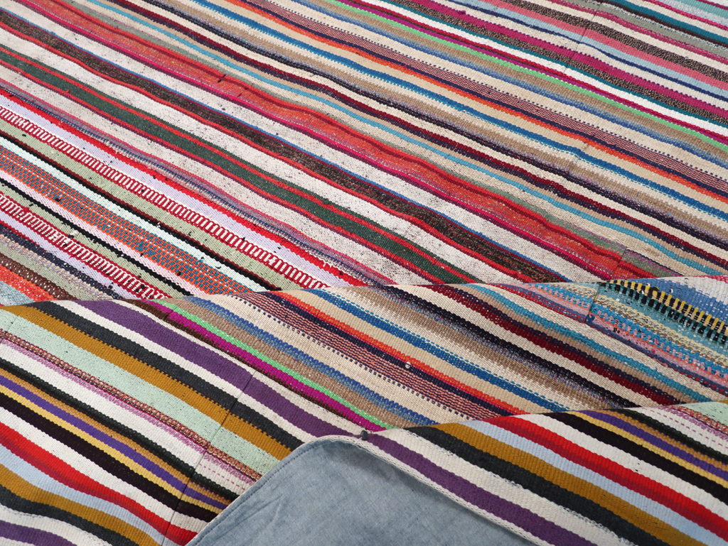 Vintage Turkish Flatweave Kilim , No.27149 - Gss
