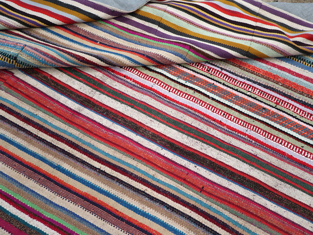 Vintage Turkish Flatweave Kilim , No.27149 - Gss